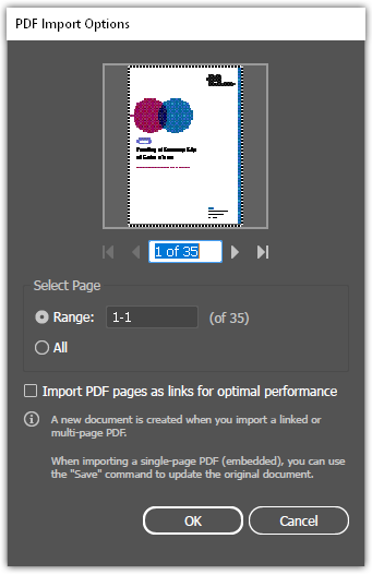 Import Illustrator PDF